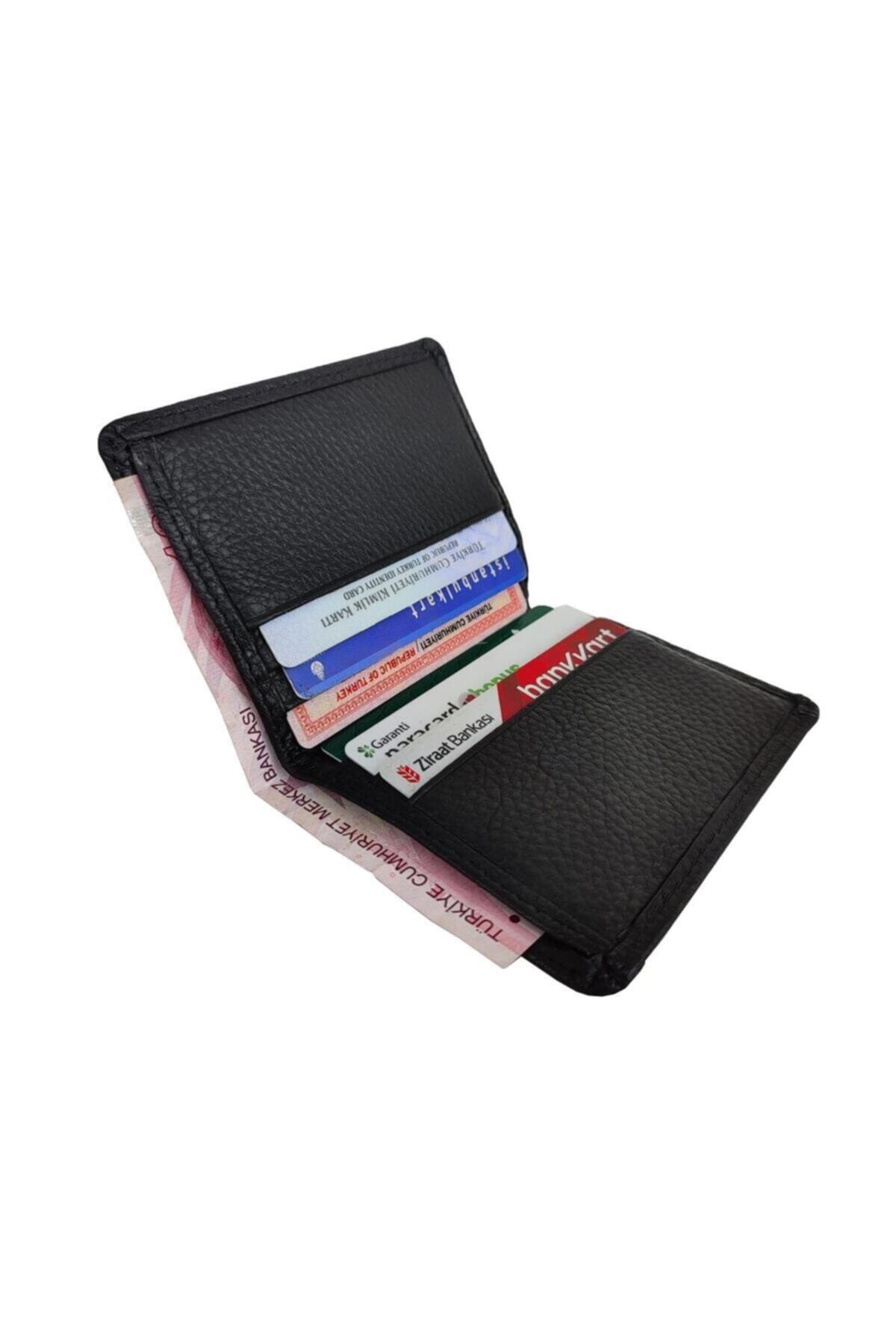 TREND-Genuine Leather Men's Wallet Black 8999 5