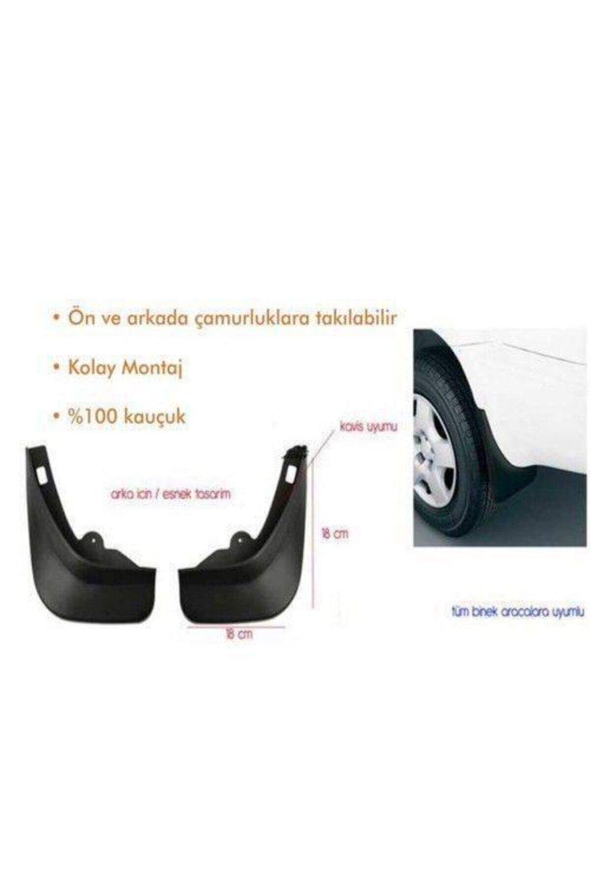 Genel Markalar Renault Clıo 2 3 4 Paçalık Tozluk Çamurluk 2 Li Logosuz Esnek Kauçuk Vida