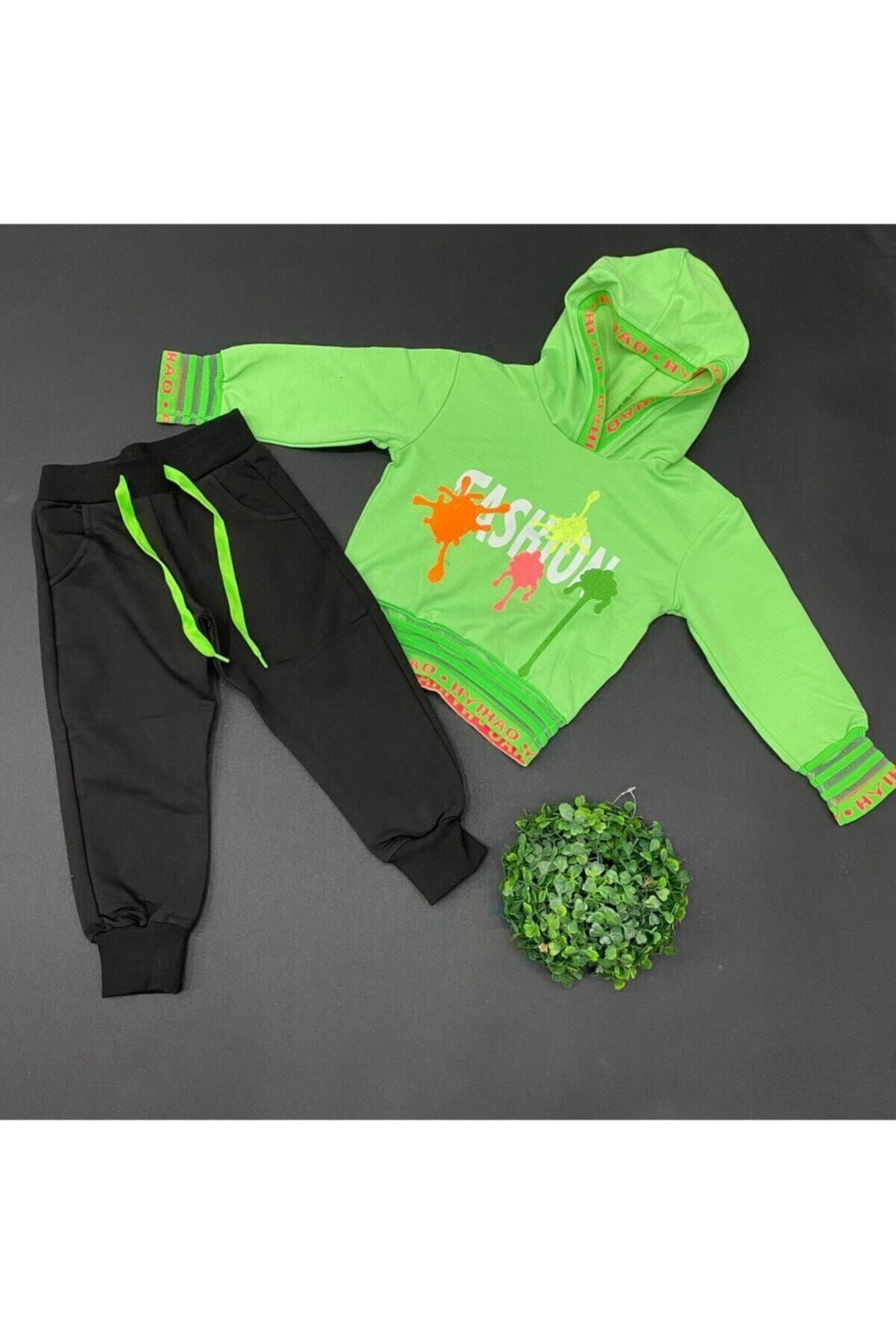 Lime green sweat sales suit