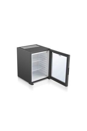 Mnbar 60 Litre Siyah Cam Kapı Minibar Mini Buzdolabı Kompresörlü MNBAR60SİYAH