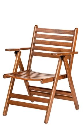 Kahverengi Ahşap Katlanabilir Sandalye LEFT(B6,4)