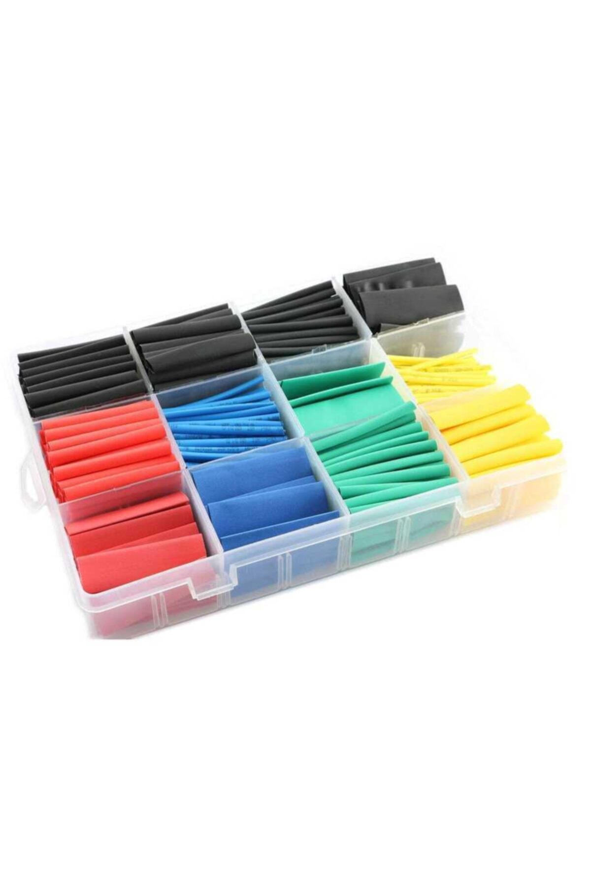 China Renkli Makaron Seti 530 Parça - Isıyla Daralan Kablo