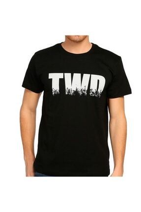 - The Walking Dead Siyah Erkek T-shirt Tişört B111-151s