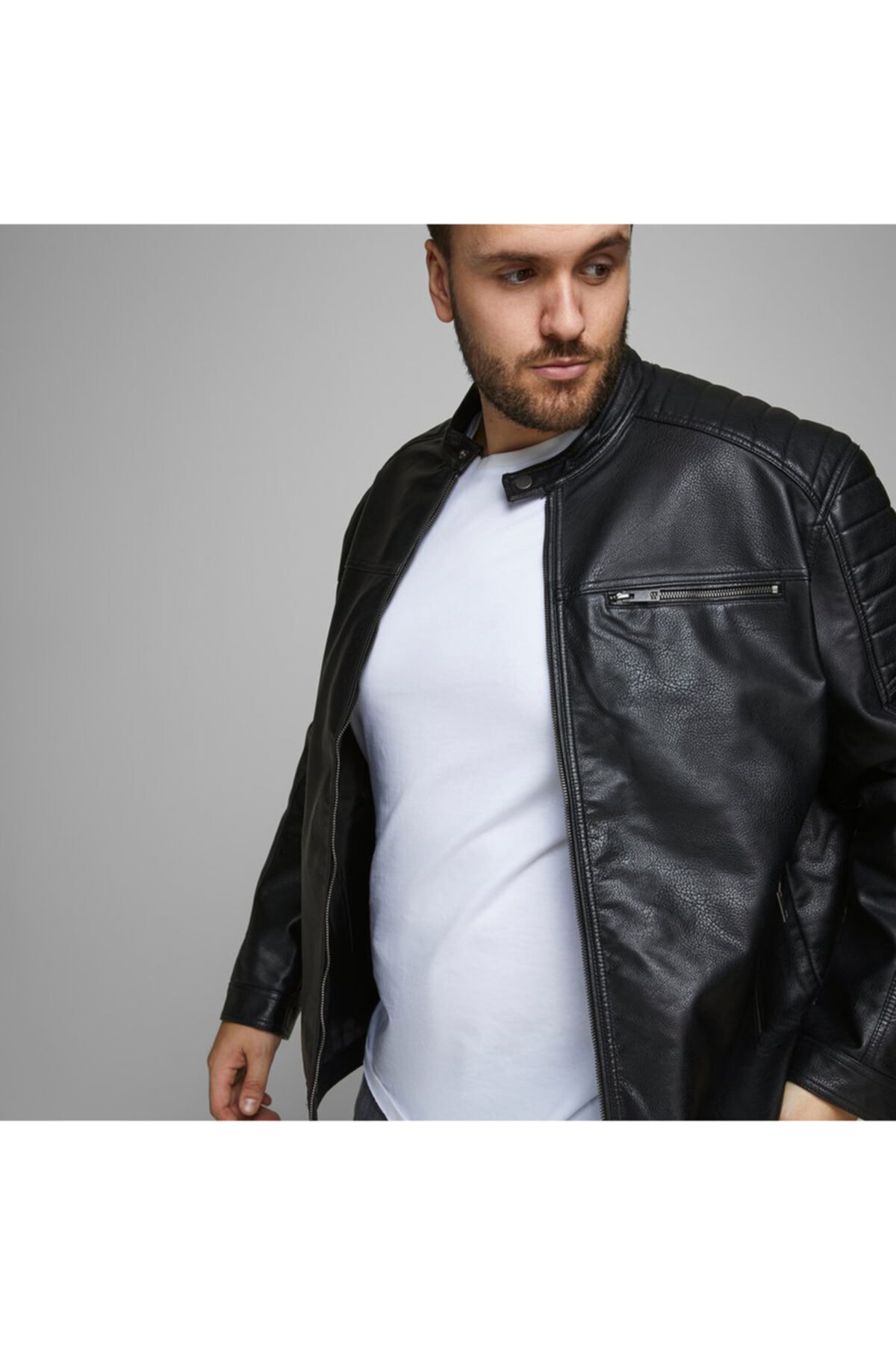 کت جک اند جونز مردانه  مشکی   ای فرم فیت / A-Form Fit      | Jack & Jones 12172908-B TR - تصویر 6