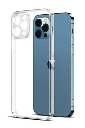 Apple Iphone 12 Pro Max Uyumlu Darbe Önleyici Kamera Korumalı Şeffaf Silikon Kılıf Aa Kalite şeffaf