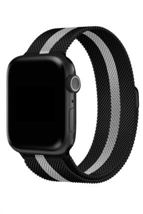 Apple Watch 2 3 4 5 6 Se 38-40-41 Mm Uyumlu Metal Kordon Kayış Bileklik FORSIS025