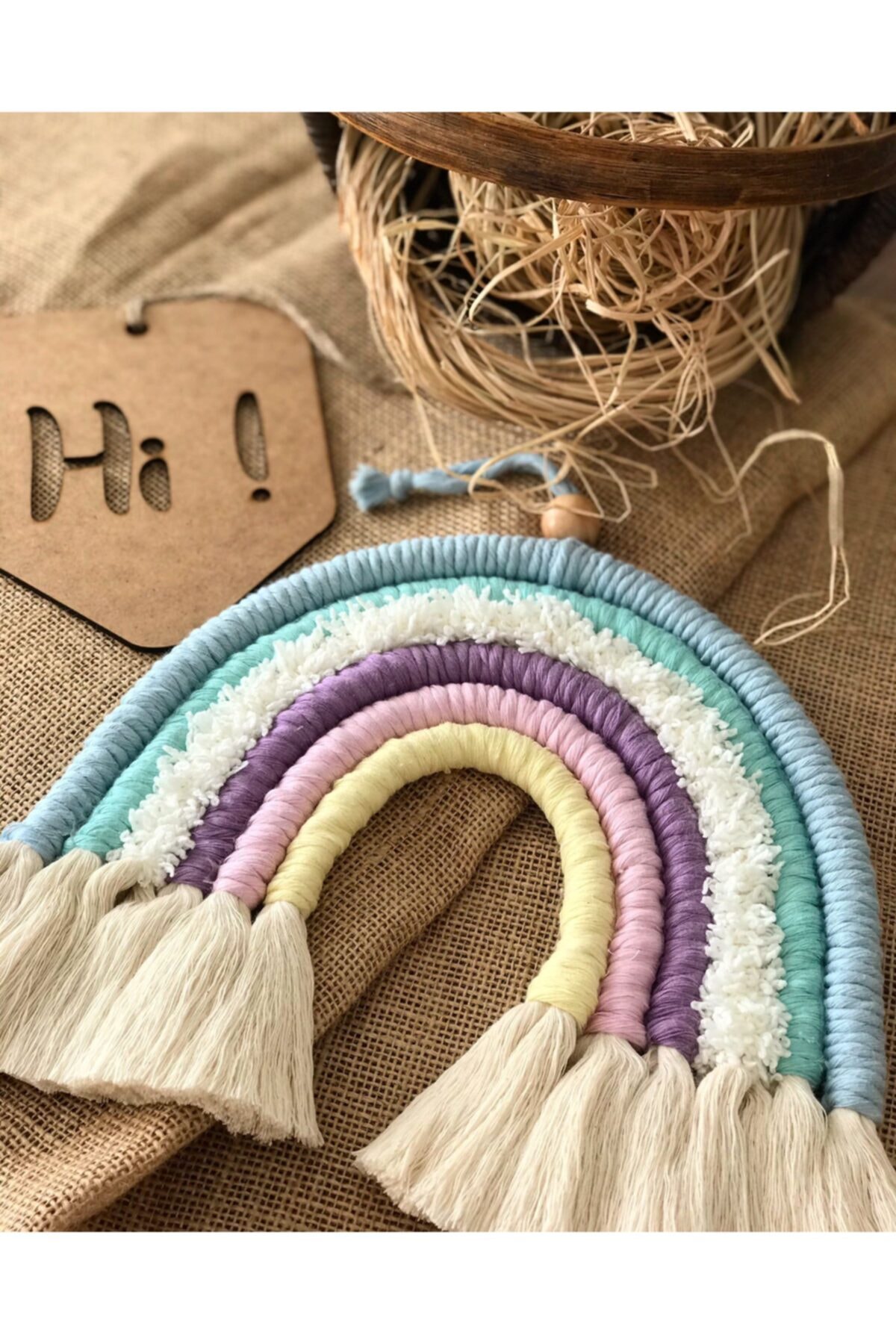 Macrame Rainbow.