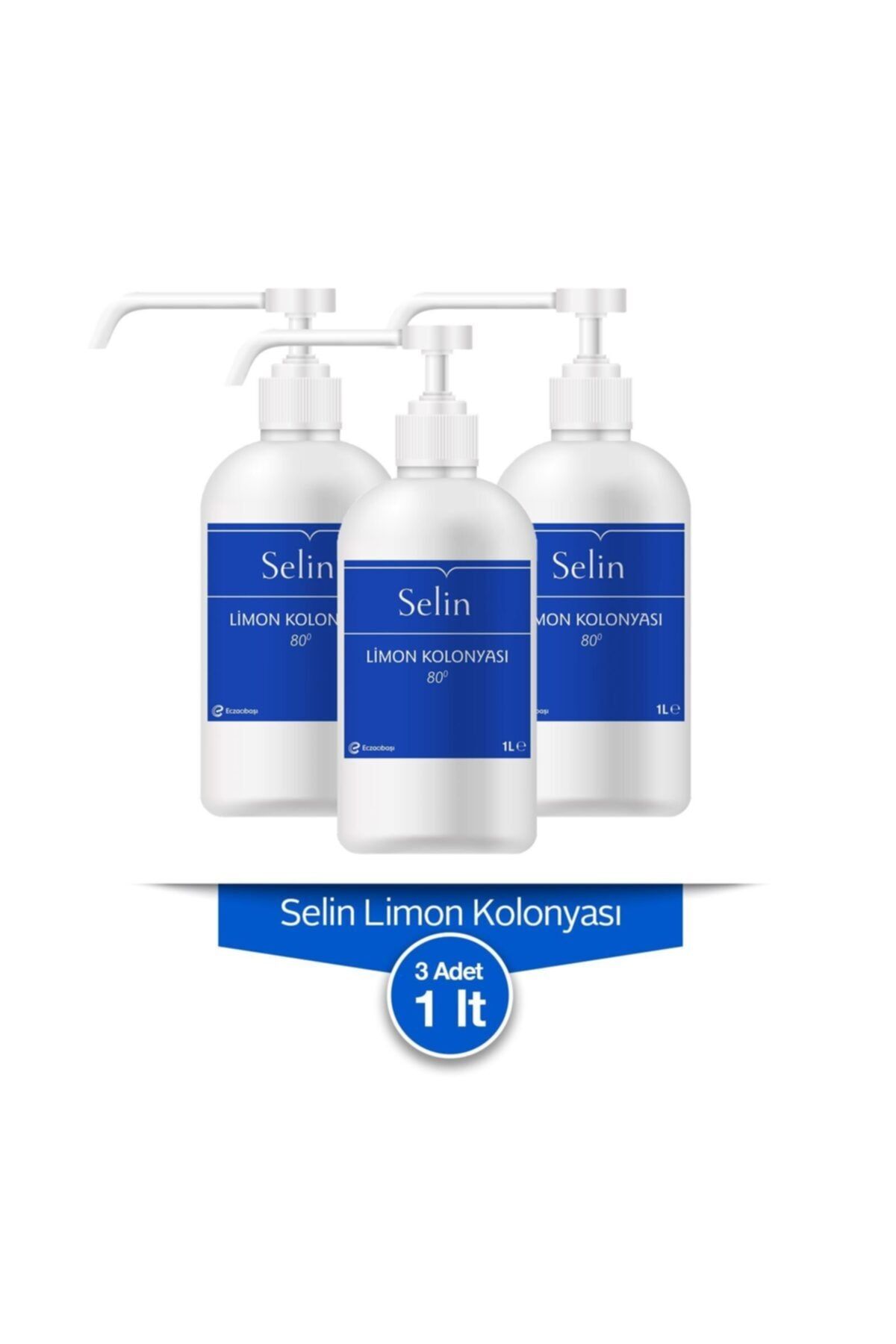 بطری ادکلن لیمو 3 لیتر (1 لیتر X 3 عدد) Selin