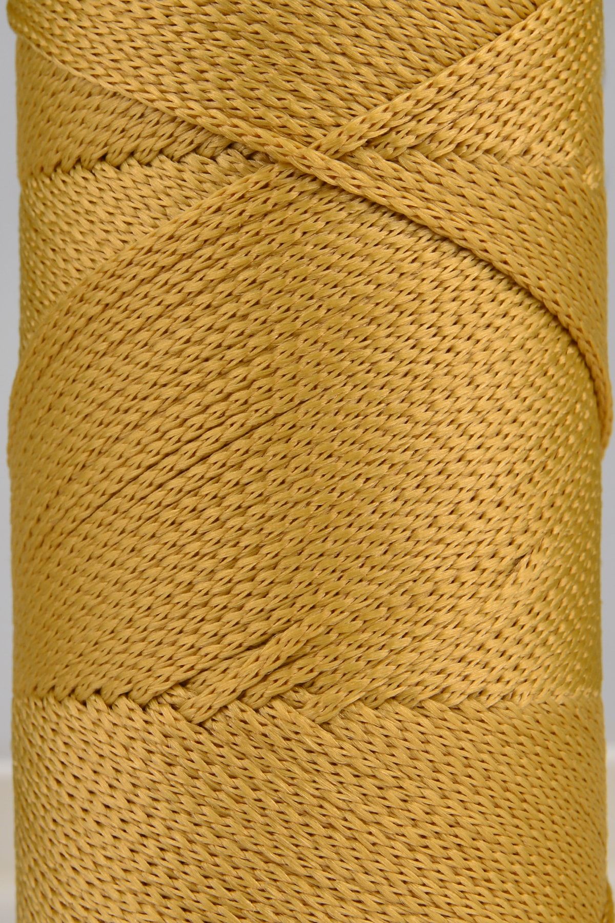 SENSY-Premium 400 gr Polyester Macrame Thread 2 Mm Set of 2 Mustard Macrame Thread Pad Bag Thread No:4 2