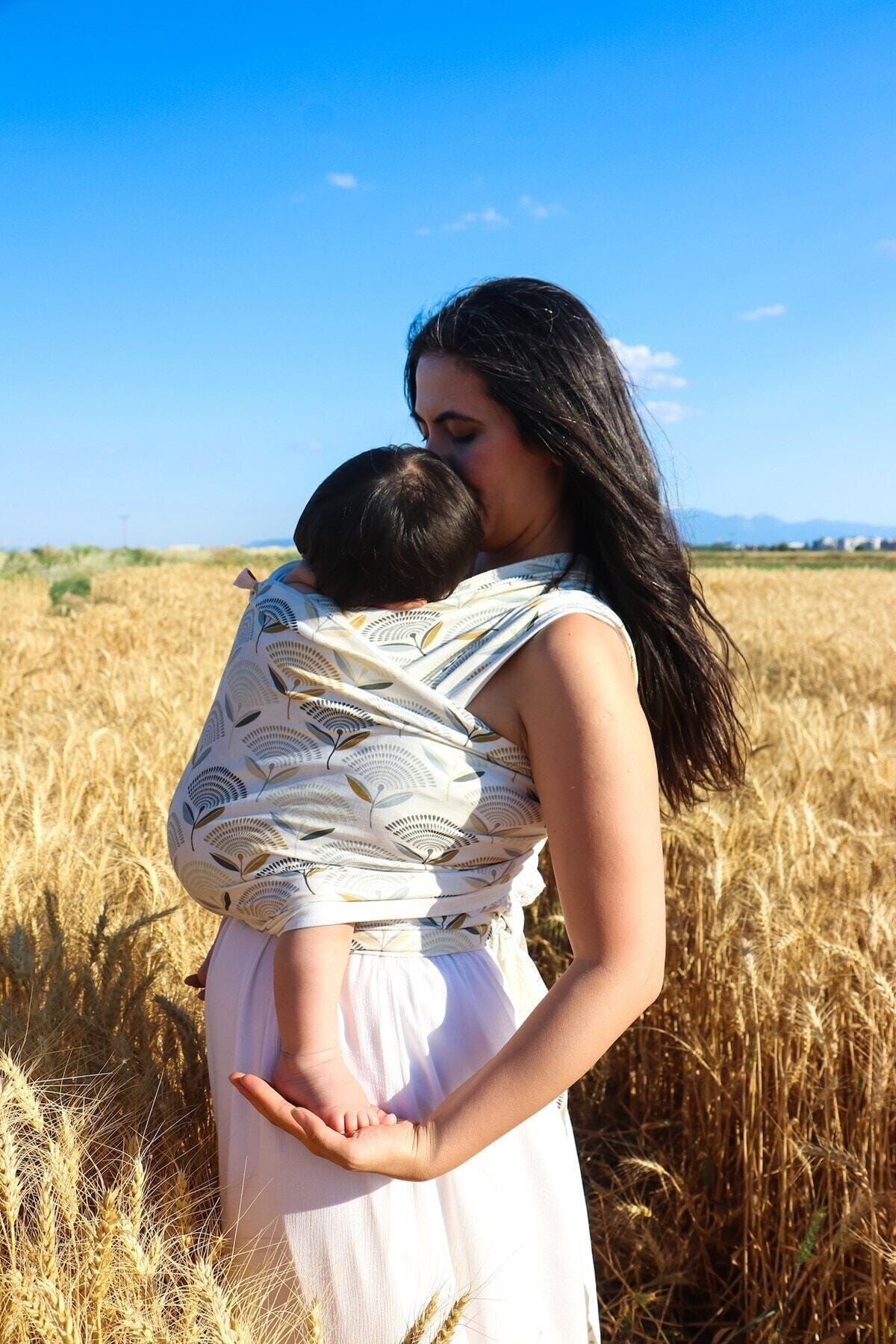 Neko Esnek Wrap Sling - Fresia fotoğrafı 3 (önizleme)