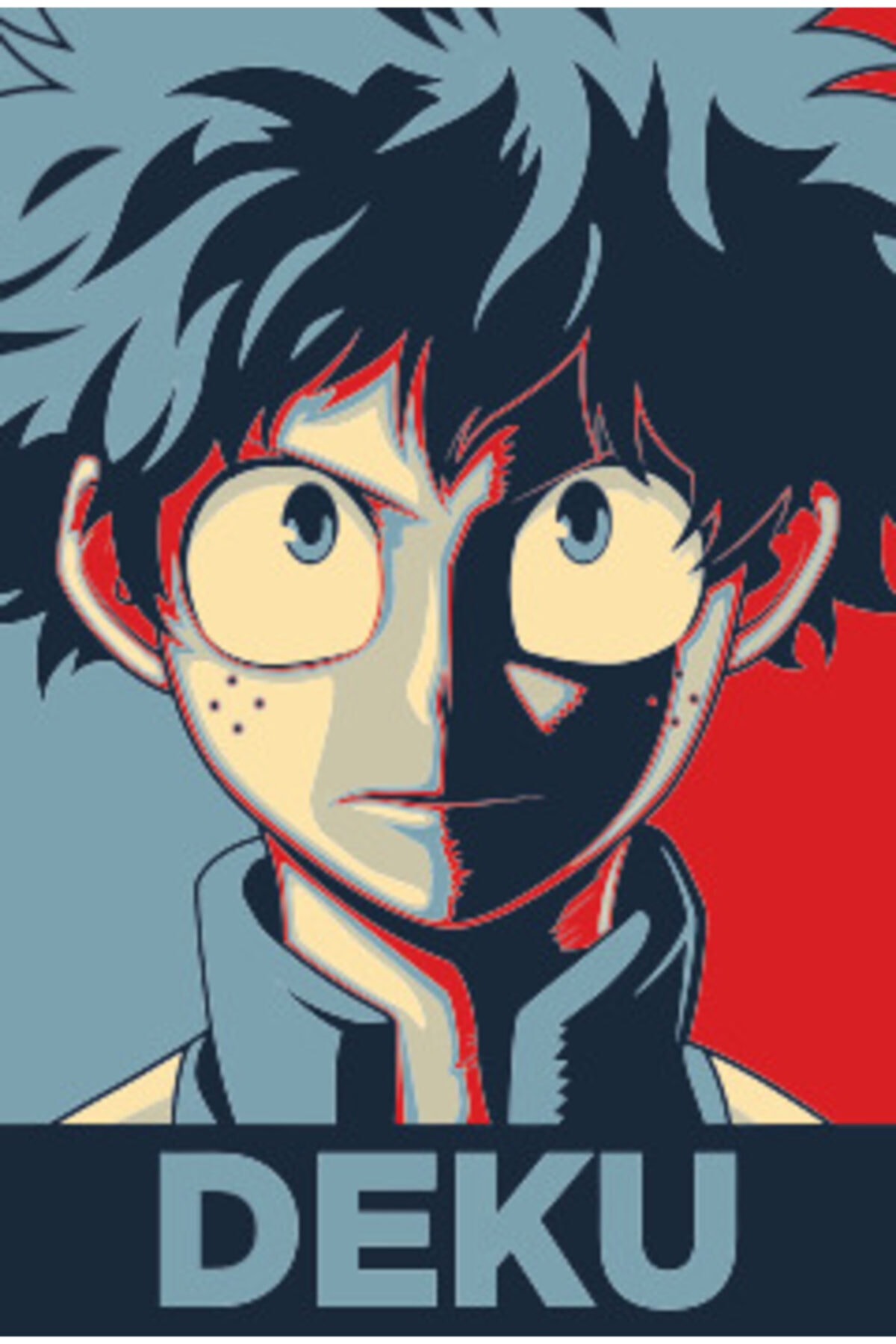 Deku Hope Anime Retro Wood Poster 730
