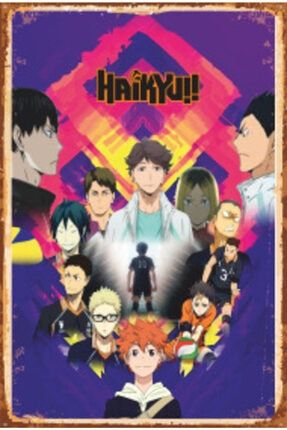Haikyu Anime Retro Ahşap Poster 733 4190756051918