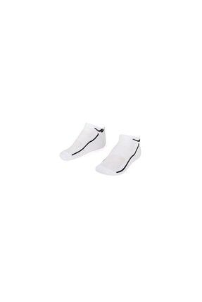 La-2194 Beyaz Tekli Patik Çorap 40-45 Numara 14YKEK3L2194