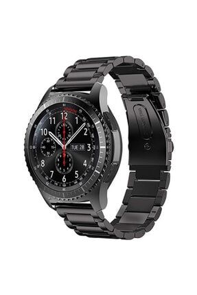 Samsung Galaxy Watch 3 45mm Kordon Metal Katlamalı Paslanmaz Çelik 384-KRD-04-10