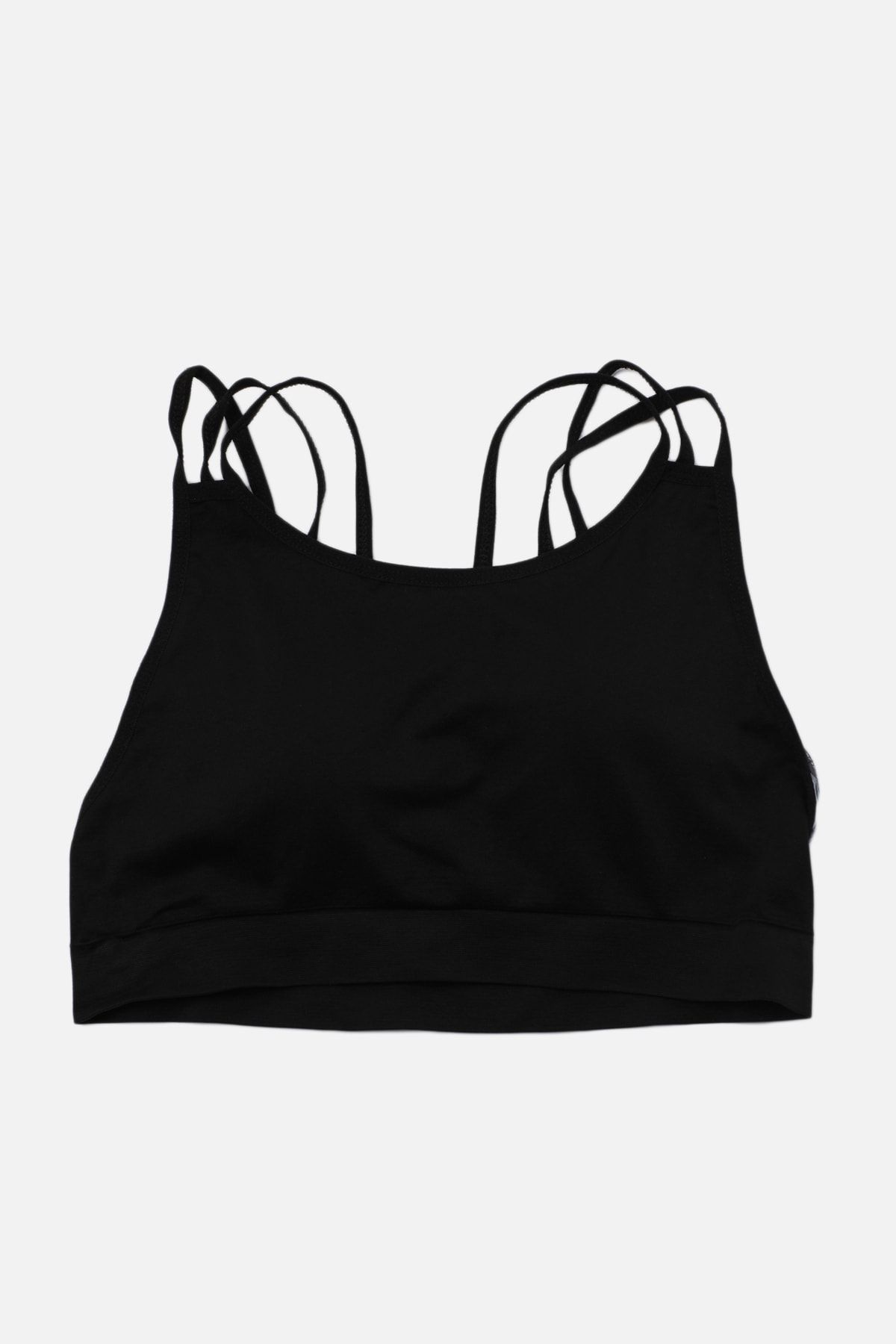 Trendyol Collection-Černá Seamless/Seamless Supported/Styling Back String Stranka Pletená sportovní podprsenka TWOAW22SS0030 6