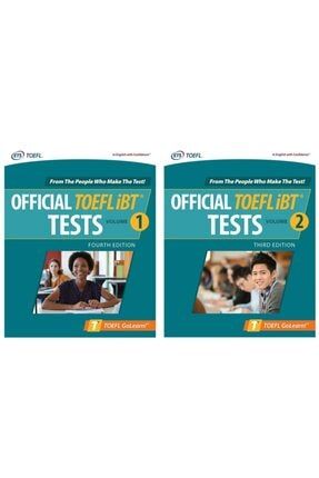 Ets Official Toefl Ibt Tests With Audio Volume 1 + Volume 2 7650134275548