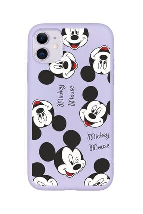 Iphone 11 Uyumlu Mickey Mouse Tasarım Baskılı Lansman Telefon Kılıfı KCZ047-i11