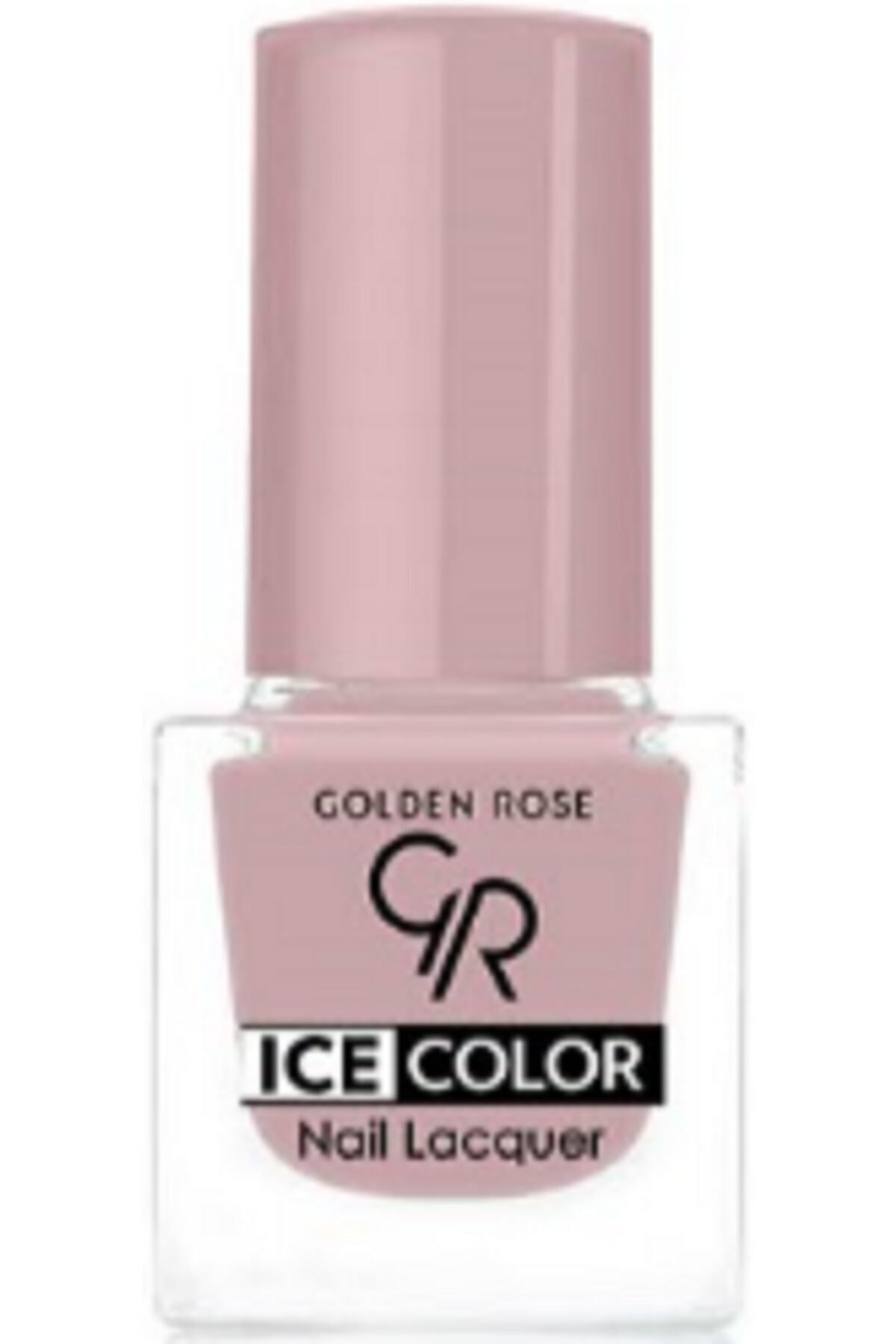 لاک ناخن یخی آیس چیک ICE شماره 136 رنگ صورتی گلدن رز Golden Rose