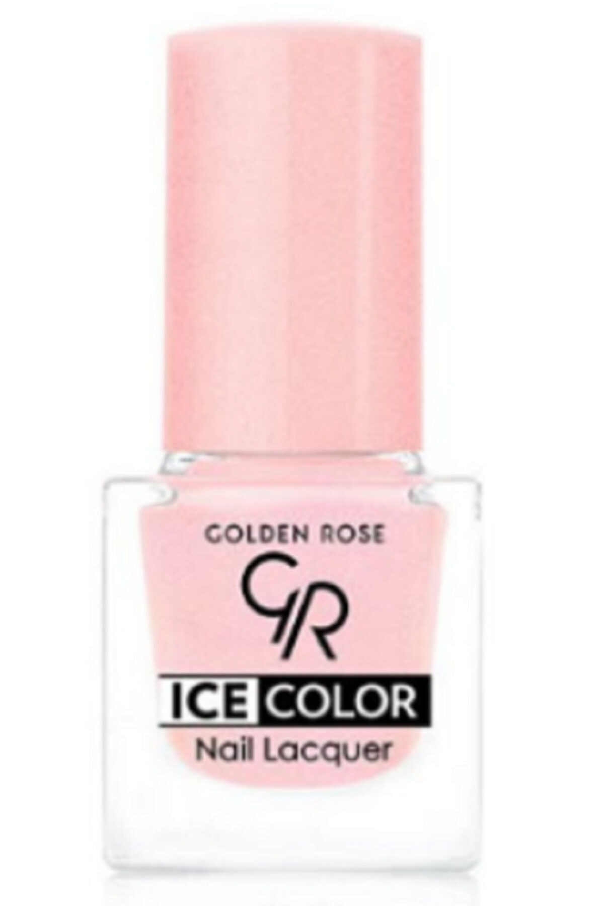 لاک ناخن یخی آیس چیک ICE شماره 136 رنگ صورتی گلدن رز Golden Rose