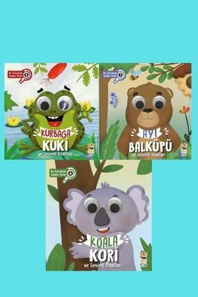 Ayı Balküpü Koala Kori Kurbağa Kuki Ve Sevimli Dostları 3lü Set 9786151872699