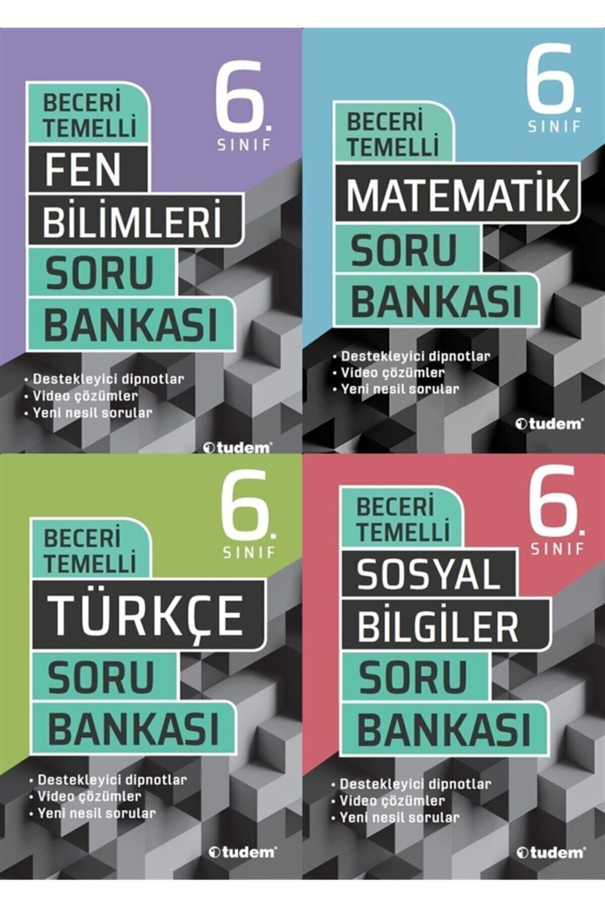 Tudem Yayinlari 6 Sinif Beceri Temelli Turkce Matematik Fen Bilimleri Sosyal Bilgiler Soru Bankasi Seti Fiyati Yorumlari Trendyol