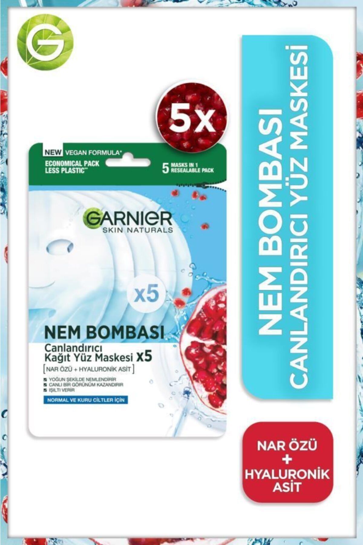 Garnier Nem Bombasi Canlandirici Kagit Yuz Maskesi 5 Li Ekonomik Paket Fiyati Yorumlari Trendyol Garnier Nem Bombasi Canlandirici Kagit Yuz Maskesi 5 Li Ekonomik Paket Fiyati Yorumlari Trendyol