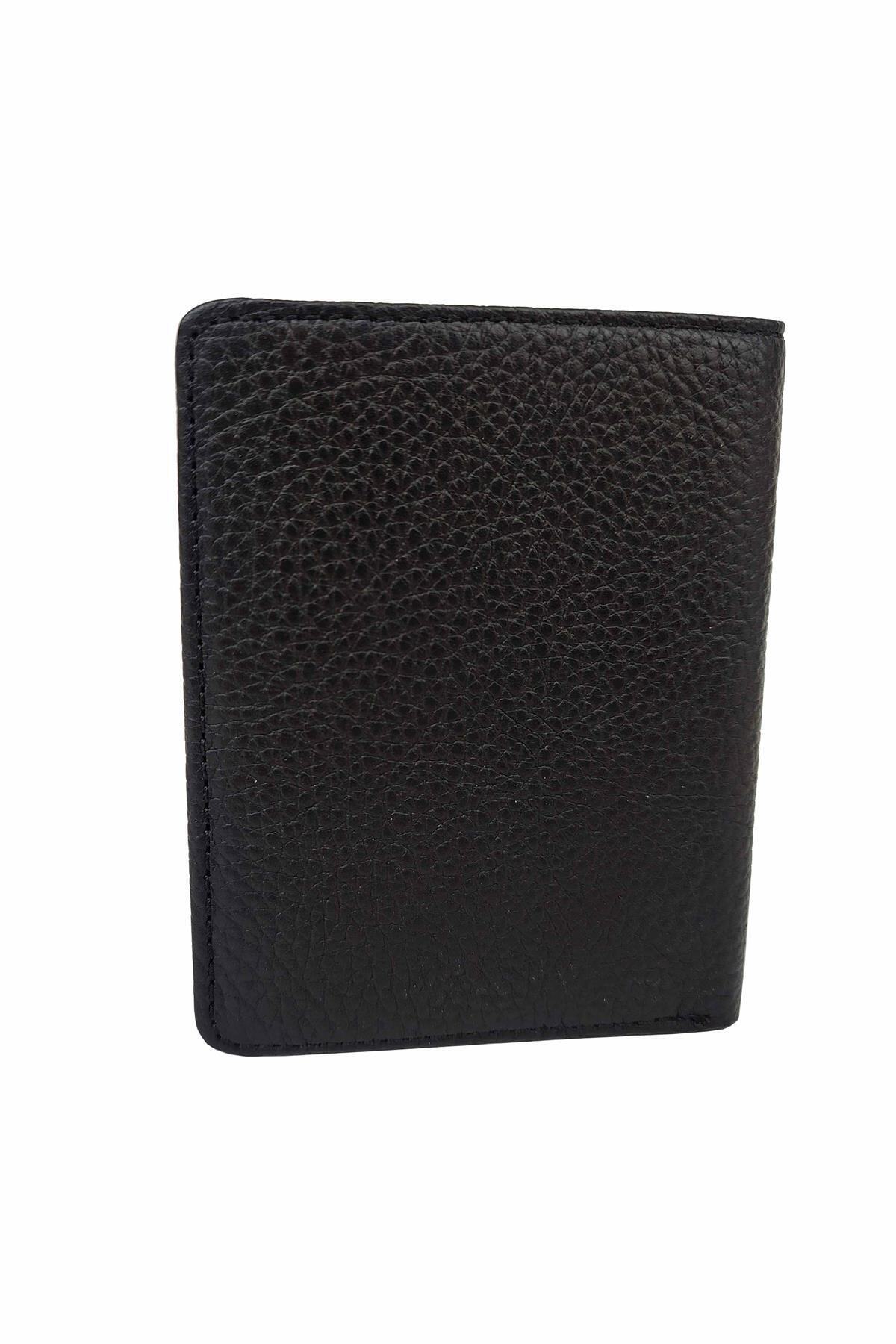TREND-Genuine Leather Men's Wallet Black 8999 3