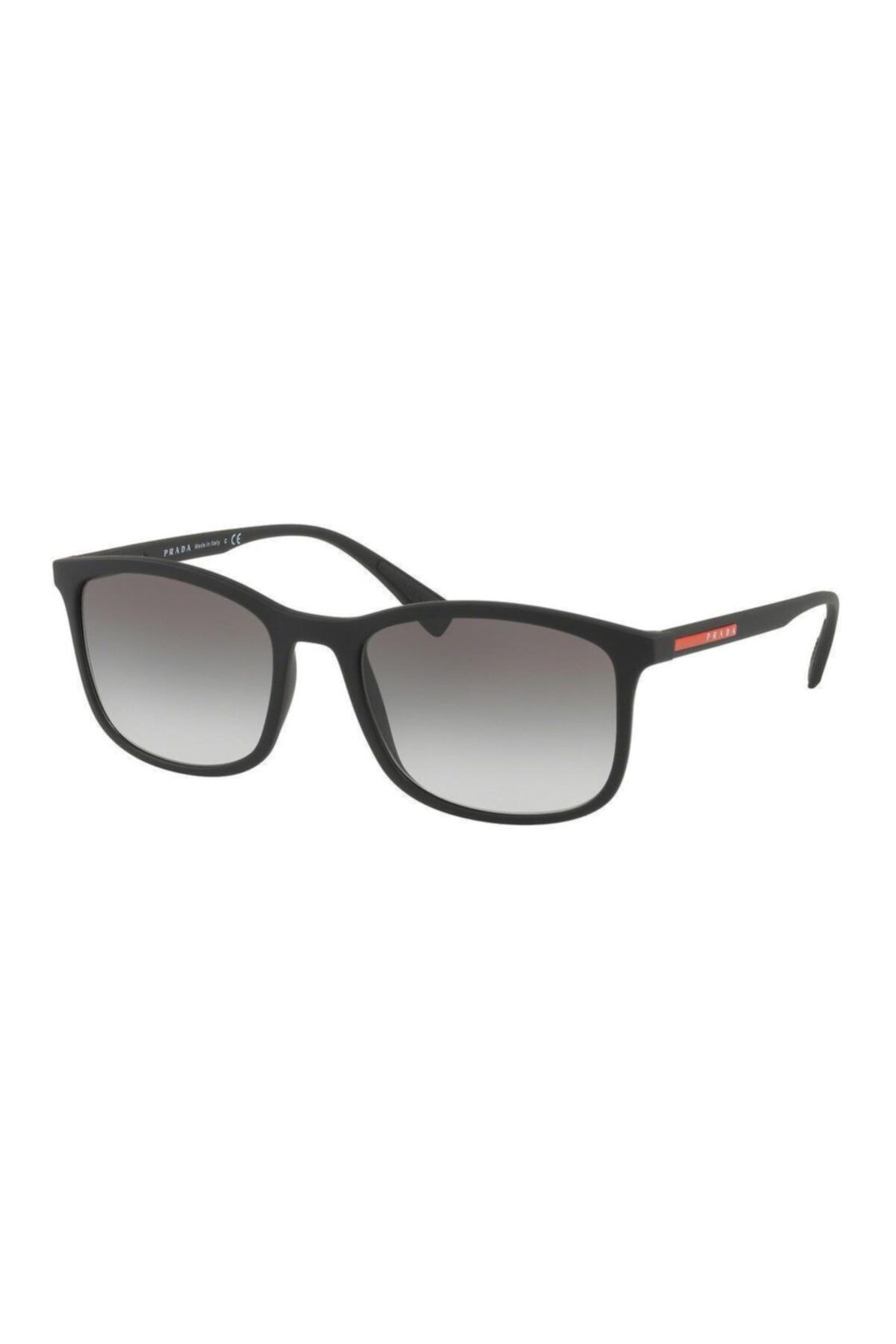 عینک آفتابی مشکی مردانه سیاه مربعی Ps 01 Ts Dg00a7 56 Prada Sport