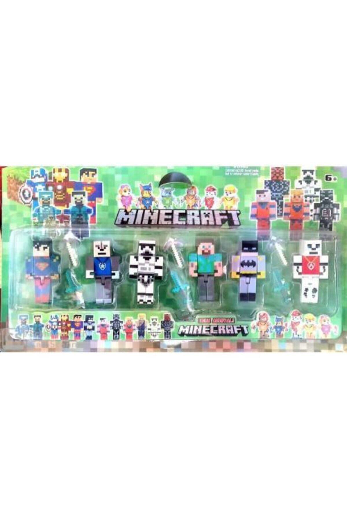 ست فیگور شش‌تکه ابرقهرمانان شامل سوپرمن، بتمن و استیو؛ ۱۲ قطعه همراه با لوازم جانبی