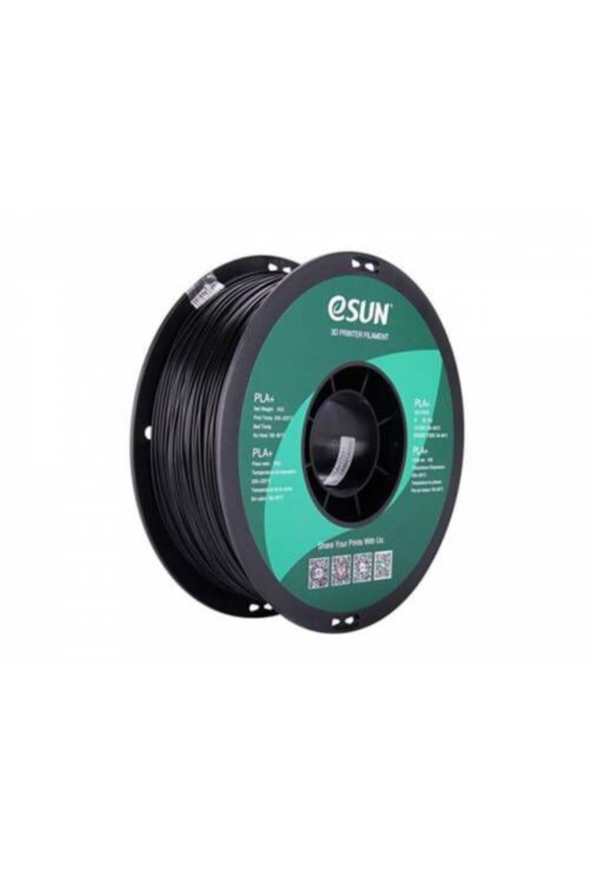 Fortor Esun Pla+ Plus Filament 1.75mm Siyah