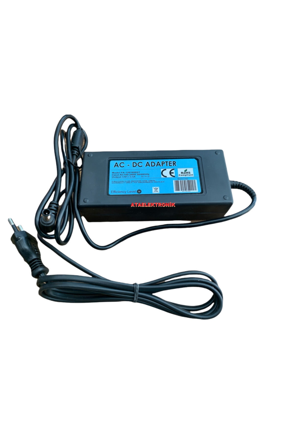 Samsung 14v 3.5a 3a 2.5a 2a Uyumlu Monitör Monütör Adaptörü 14 Volt 3.5 Amper Iğne Uç 2 Metre Kablo 3