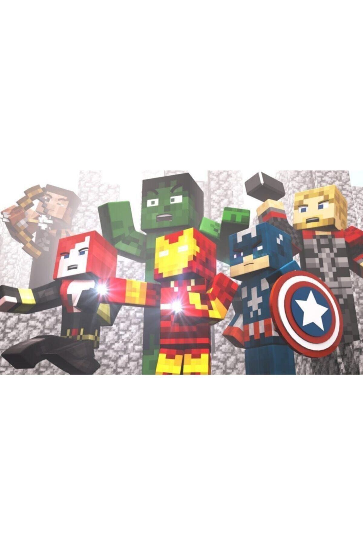 Minecraft hot sale superhero figures