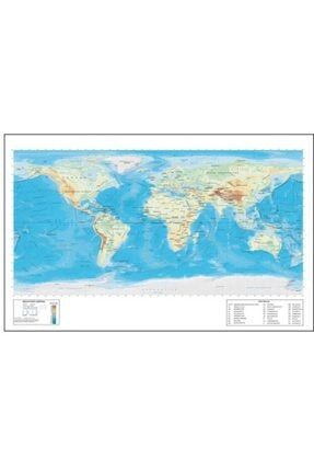 Dünya Fiziki Harita 116 Cmx 75 Cm 8690002001184