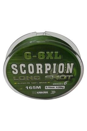 Scorpion G-6xl Long Shot 0.18mm. %100 Super Pe Braidx6 165mt. Örgü Ip Misina ma3237