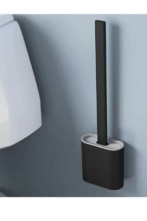 Siyah Silikon Tuvalet Fırçası Bükülebilir Silikon Wc Klozet Fırçası MAVİEV-FIRÇA-SİYAH