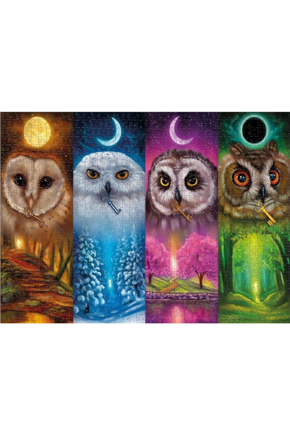 Nova Puzzle-Four Seasons Owls - 1000 Piece Puzzle 4