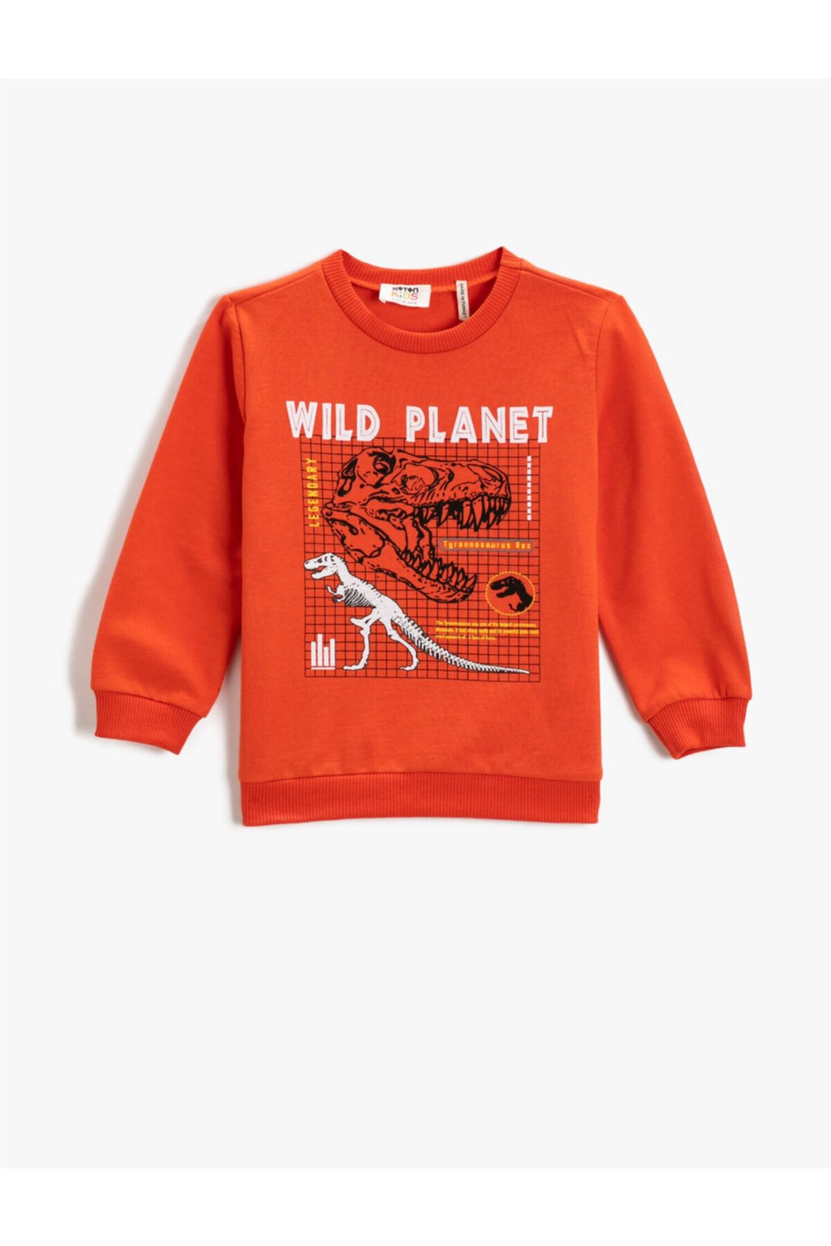 Koton Sweatshirt Orange Regular Fit Fast ausverkauft