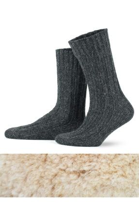 Kadın Termal Yün Kışlık Bot Çorabı / 35-39 kşlkbt1