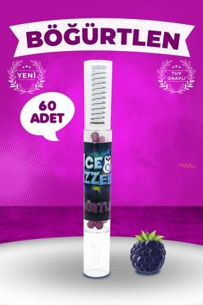 Ice Buzzer Mentol Topu 60 Adet Böğürtlen Aromalı+aplikatör buzzer36