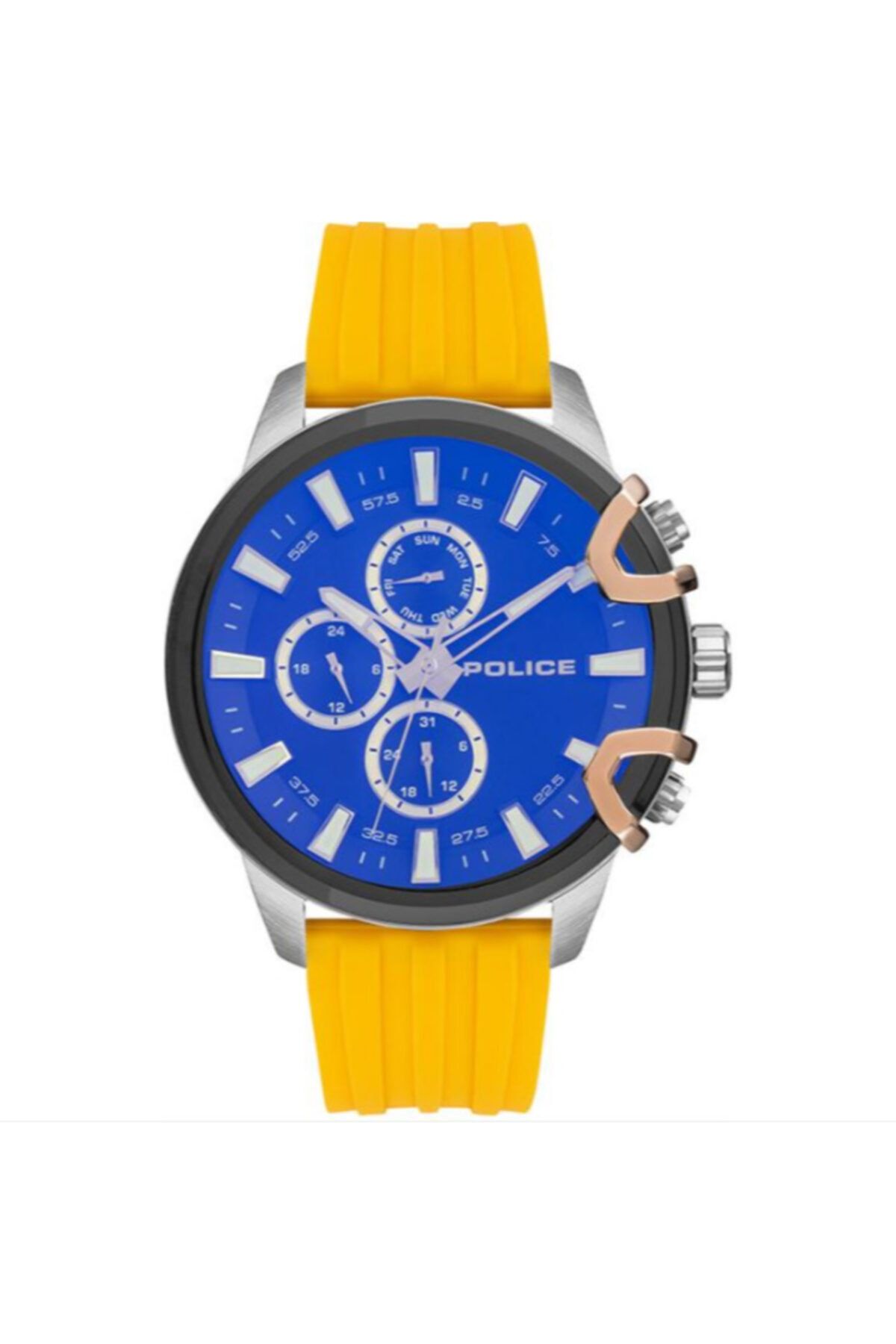 Police silver 2025 watch