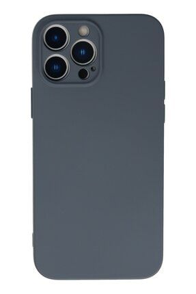 Iphone 13 Pro Kamera Korumalı Silikon Lansman Kılıf Gri BilişimAksesuarLSR311