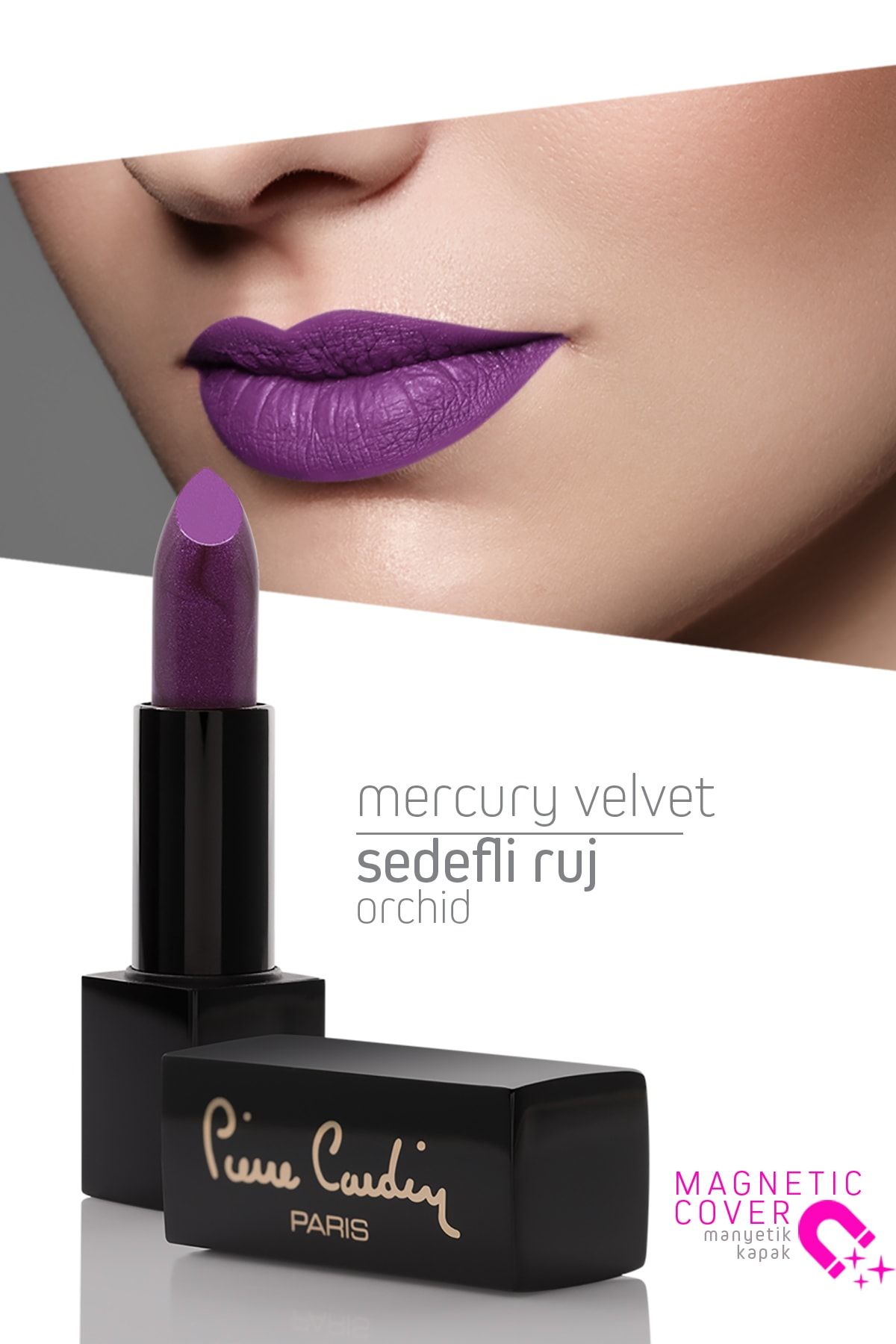 Губная помада Pierre Cardin – Mercury Velvet Lipstick Orchid 171 8680570487290 333