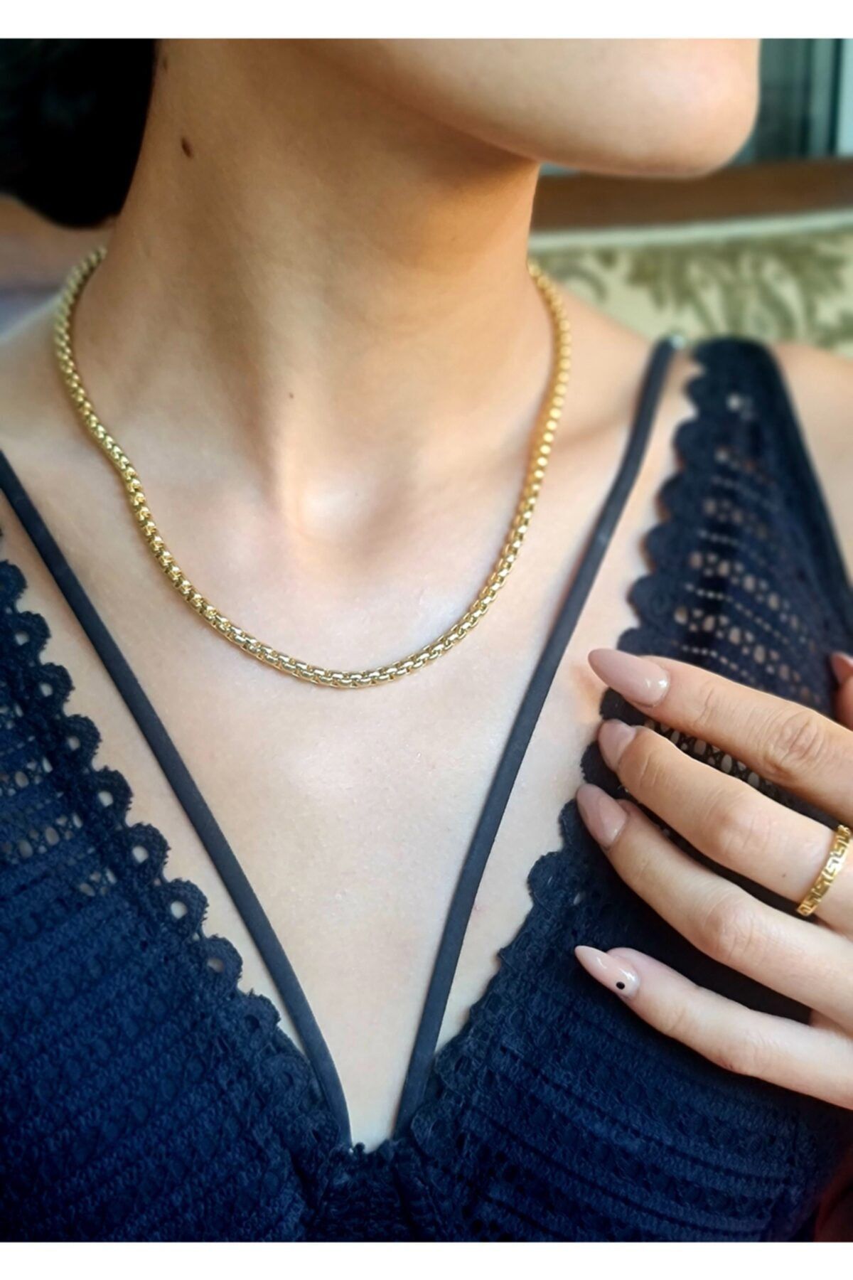 24k gold plated chain hotsell
