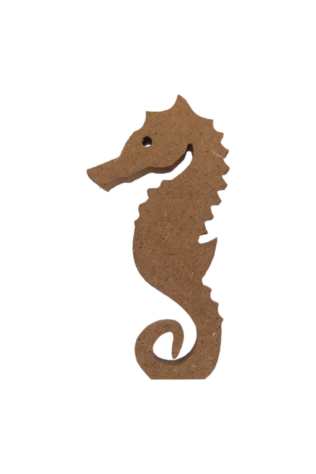 na neşeli ahşap 15 cm Ahşap Denizatı Dik Durabilen Boyanabilir Dekoratif Oda Duvar Süsü