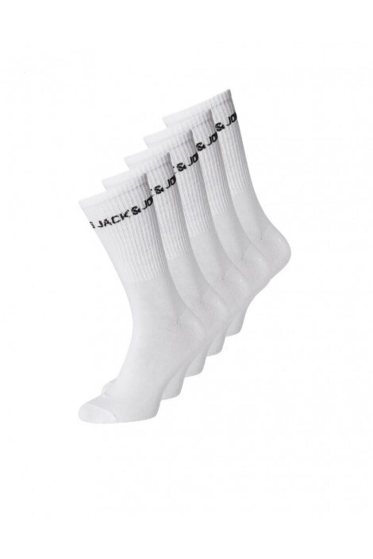 جک اند جونز Jacbasic Logo 5-pack جوراب تنیس مردانه 40-45 12179475by