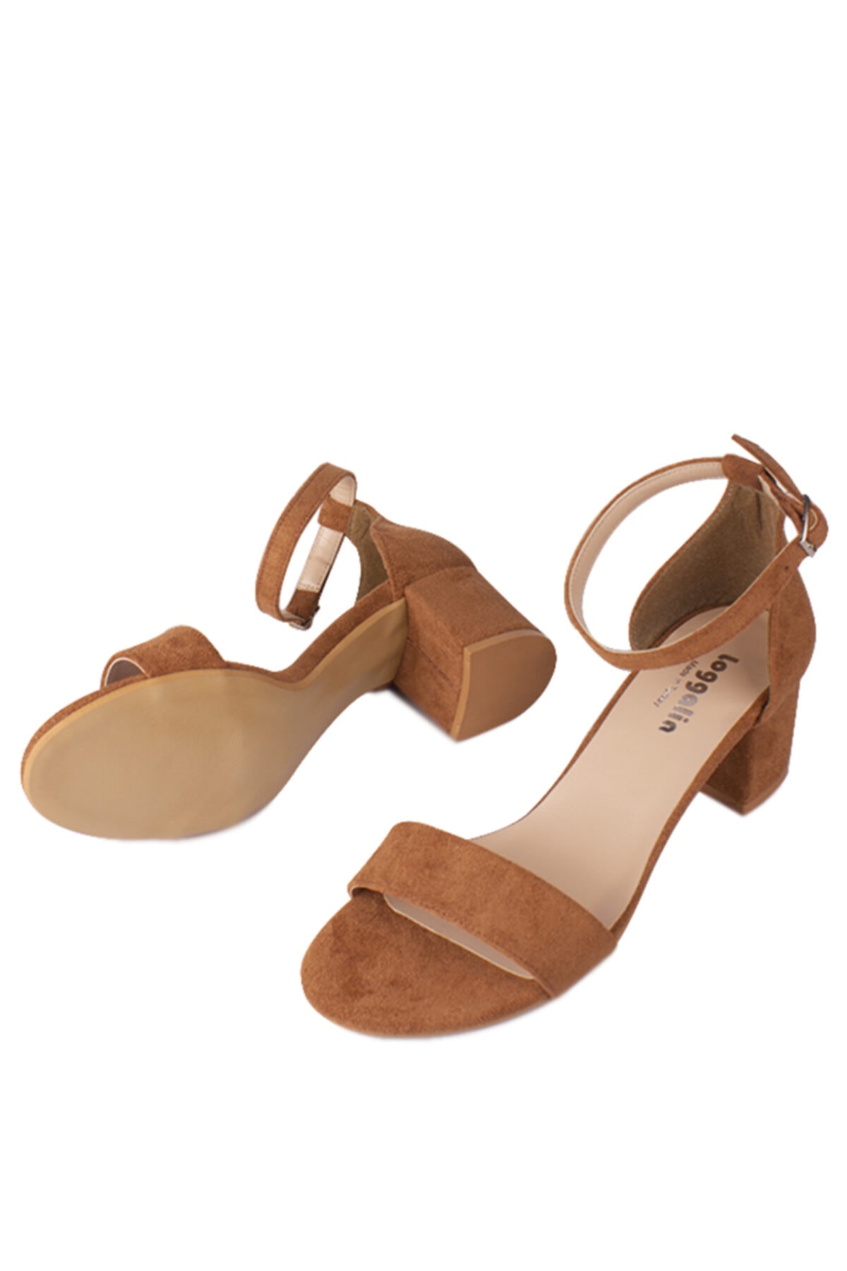 صندل زنانه قهوه ای Genel Markalar | MR_111272_167 اورجینال - تصویر 4