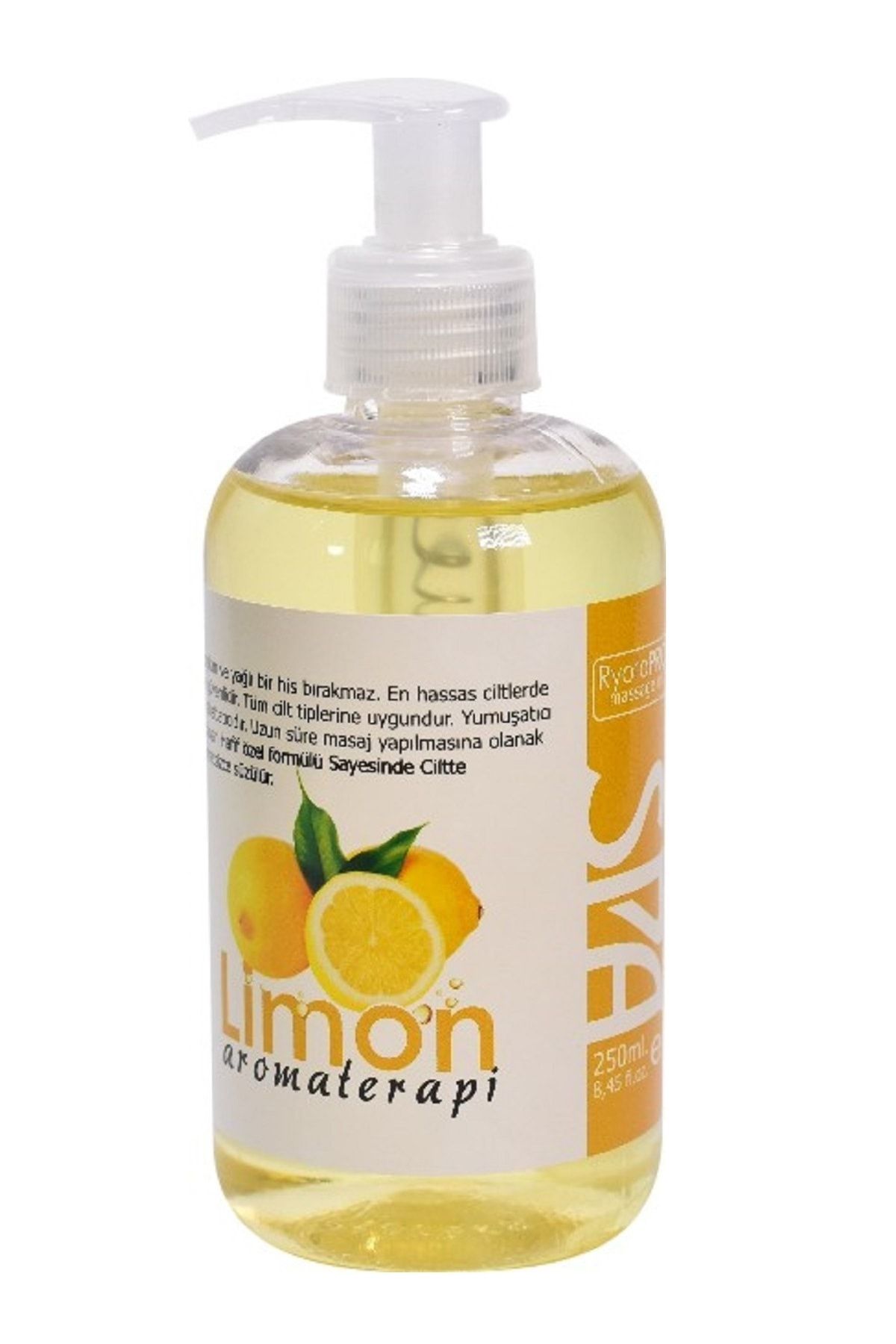 RyotoPRO Limon Aromaterapi Masaj Yağı %100 Doğal 1 Lt. / RyotoPRO Lemon Aromatherapy Massage Oil 100% Natural 1 Lt.