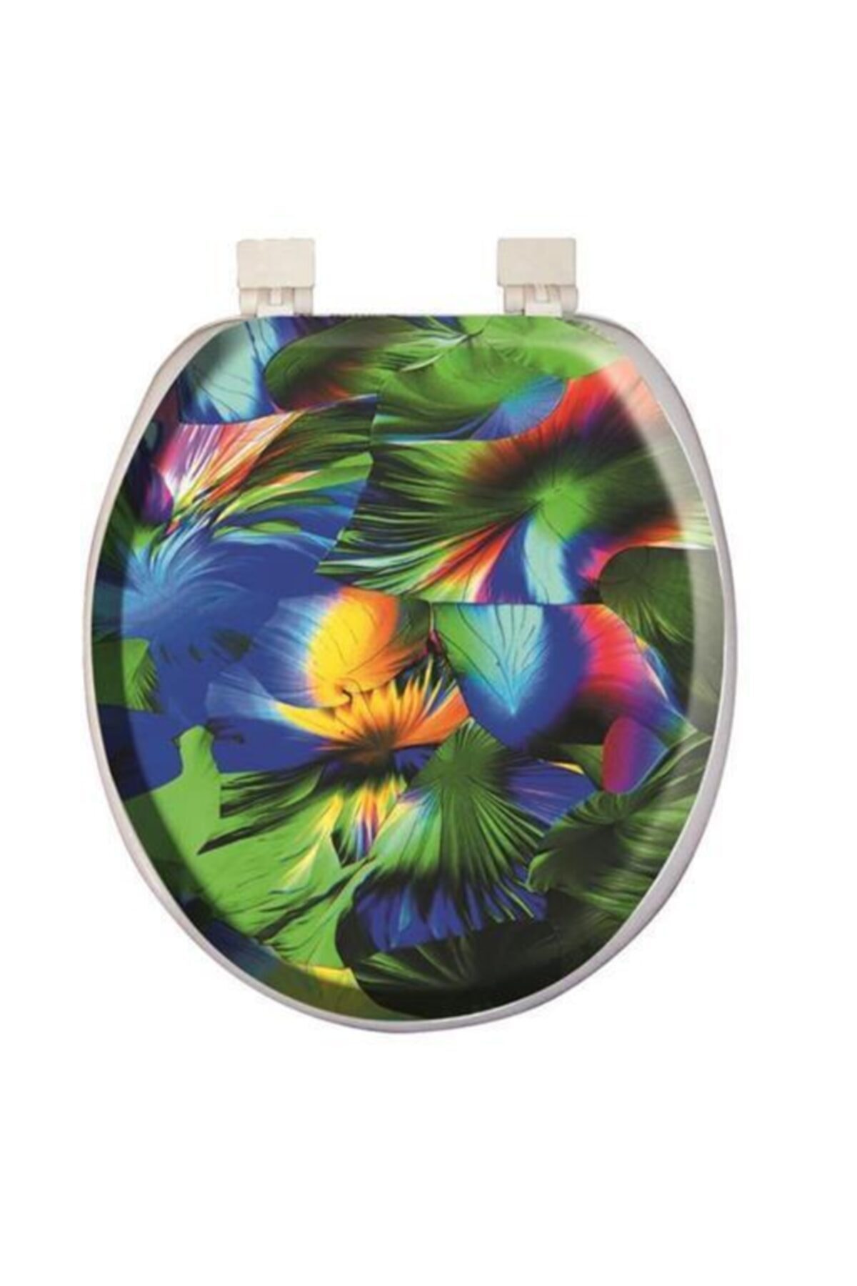 Softy Classic Desenli Yumuşak Klozet Kapağı Yeşil