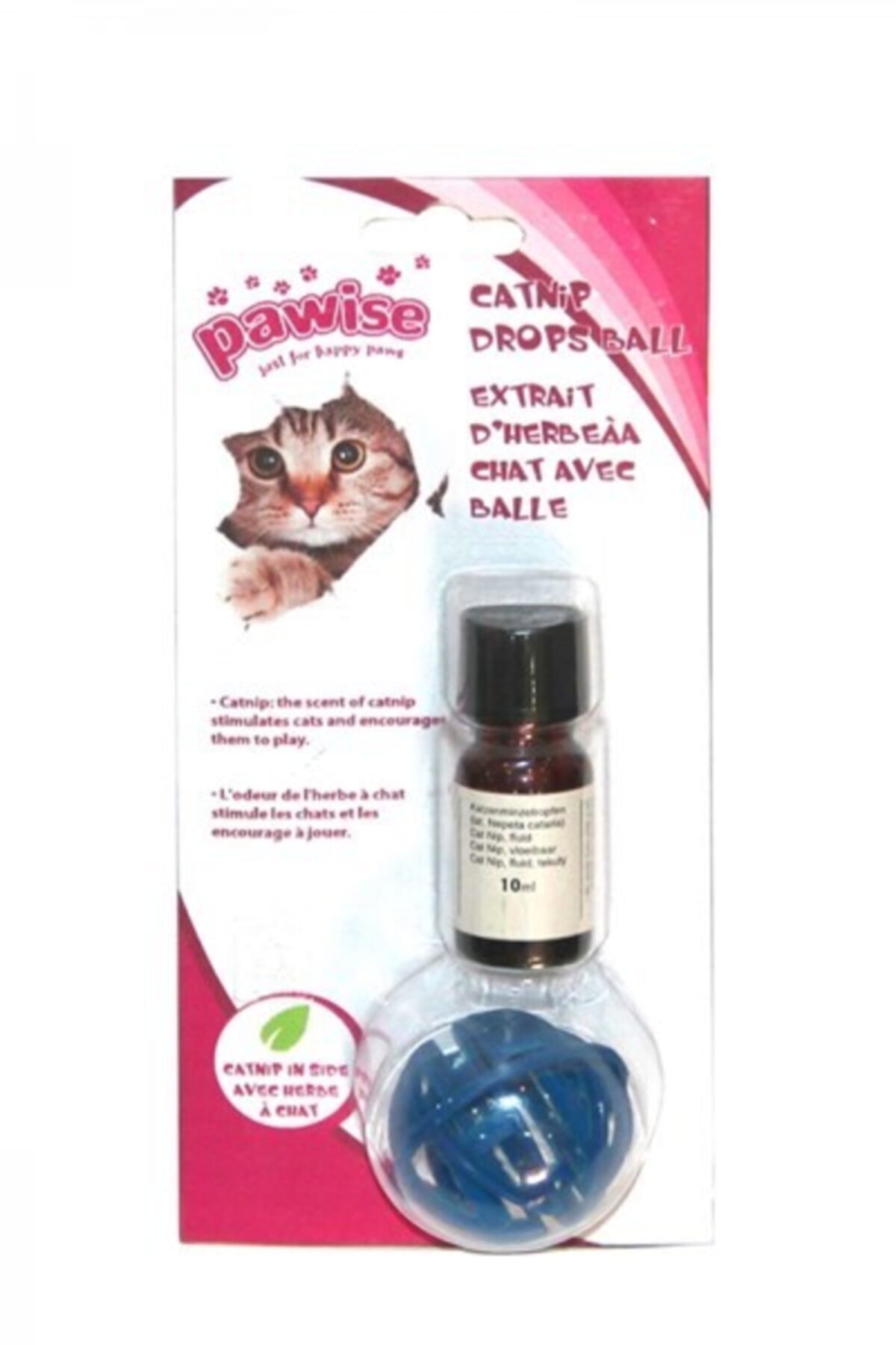 Pawise-Catnip Liquid Play Ball for Cat 1