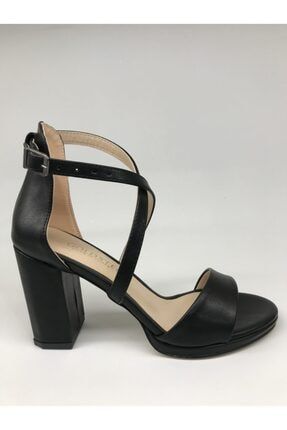 Kadın Siyah Topuklu Ayakkabı Z-505